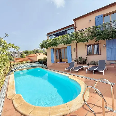 Private - Panoramic Seaview With Private Pool 바뉼쉬르메르